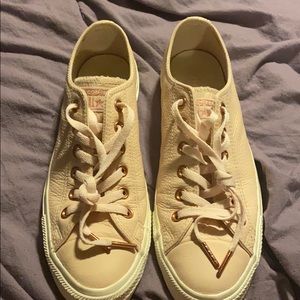 Rose gold converse
